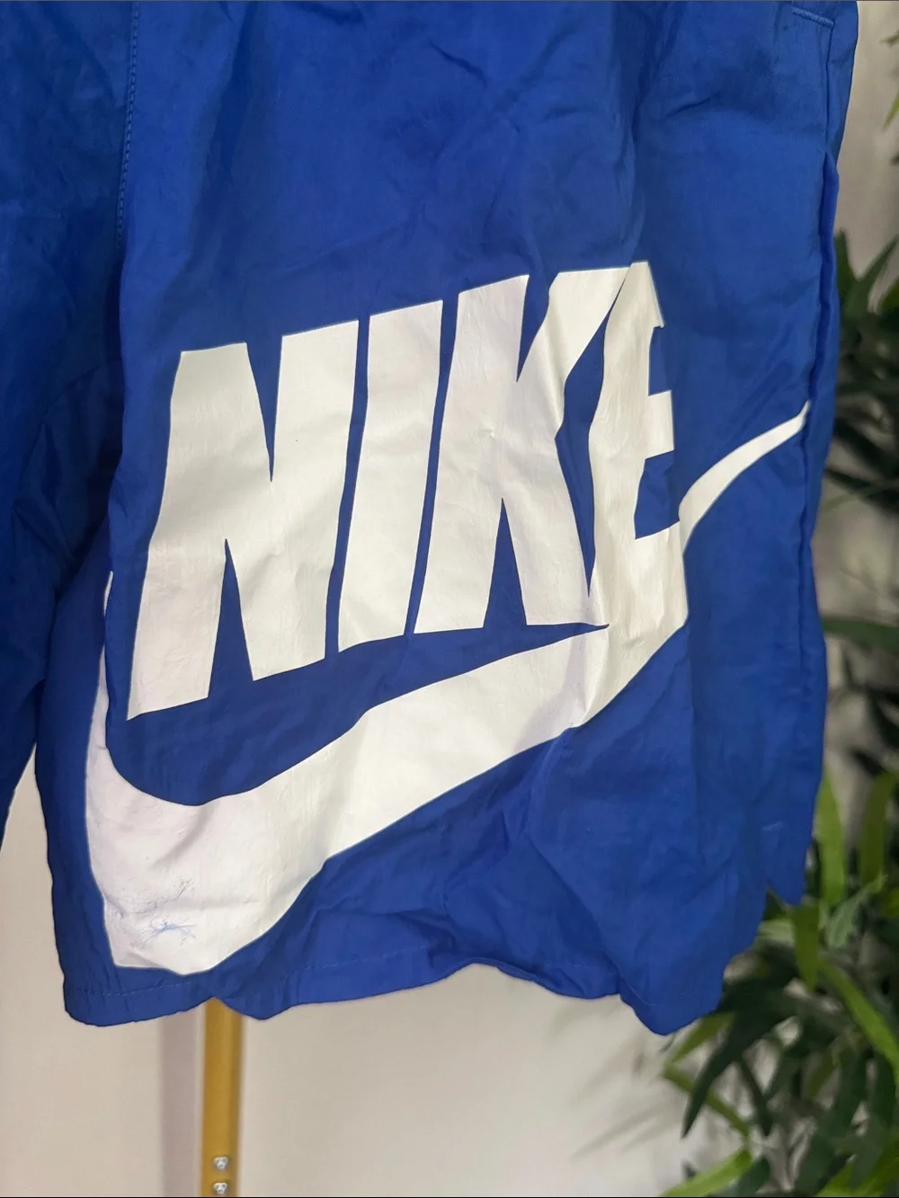 Nike Men’s Royal Blue Athletic Shorts with White Logo